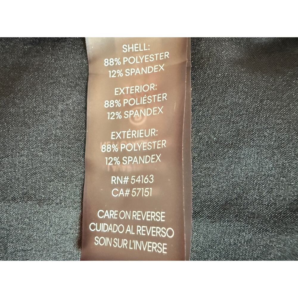 Calvin Klein Black scoop neck sleeveless Classic Minimalist fitted waist SZ 8 - Picture 4 of 13